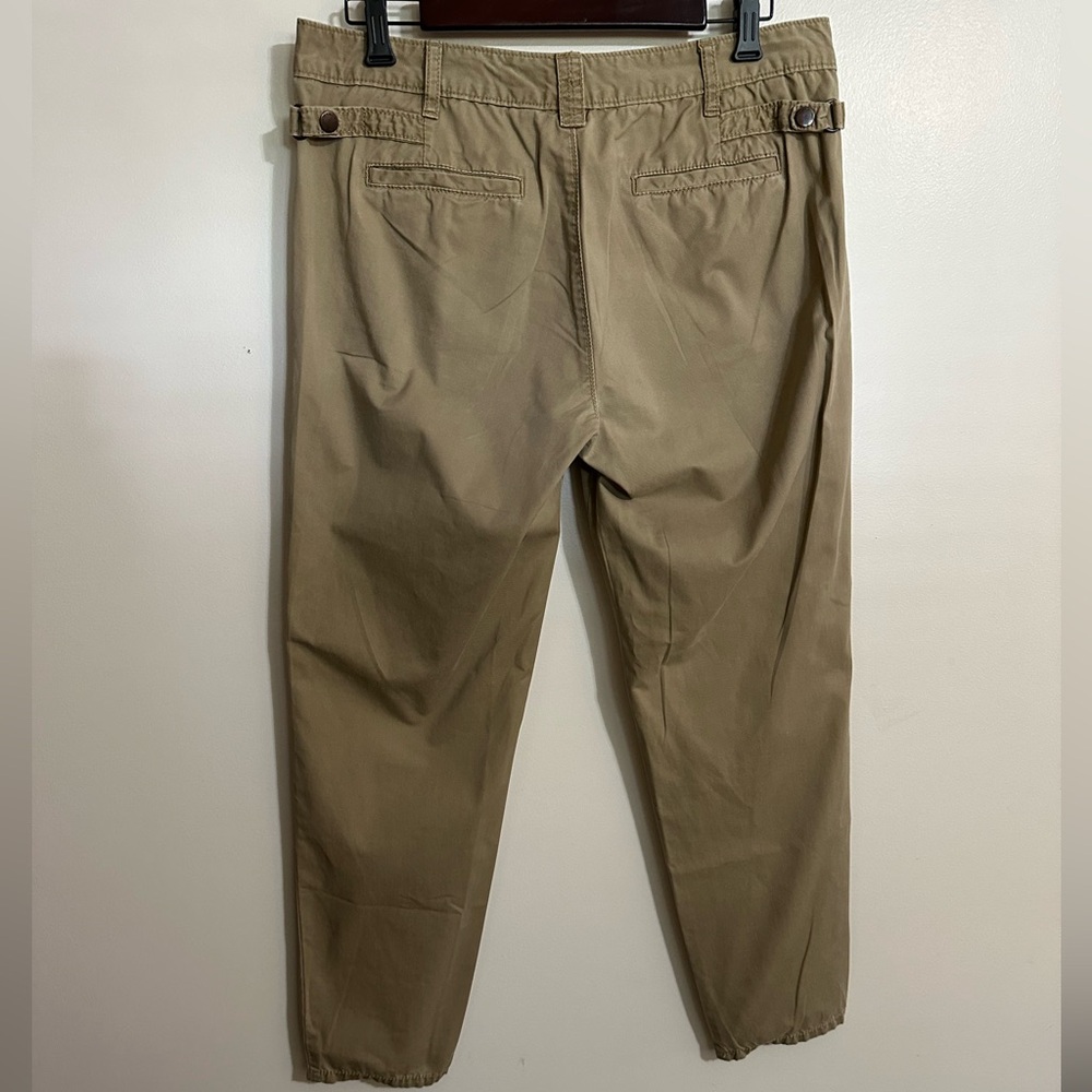Calvin Klein Jeans Khaki Tan Cotton Chino Jeans, Size 8 - Picture 3 of 8